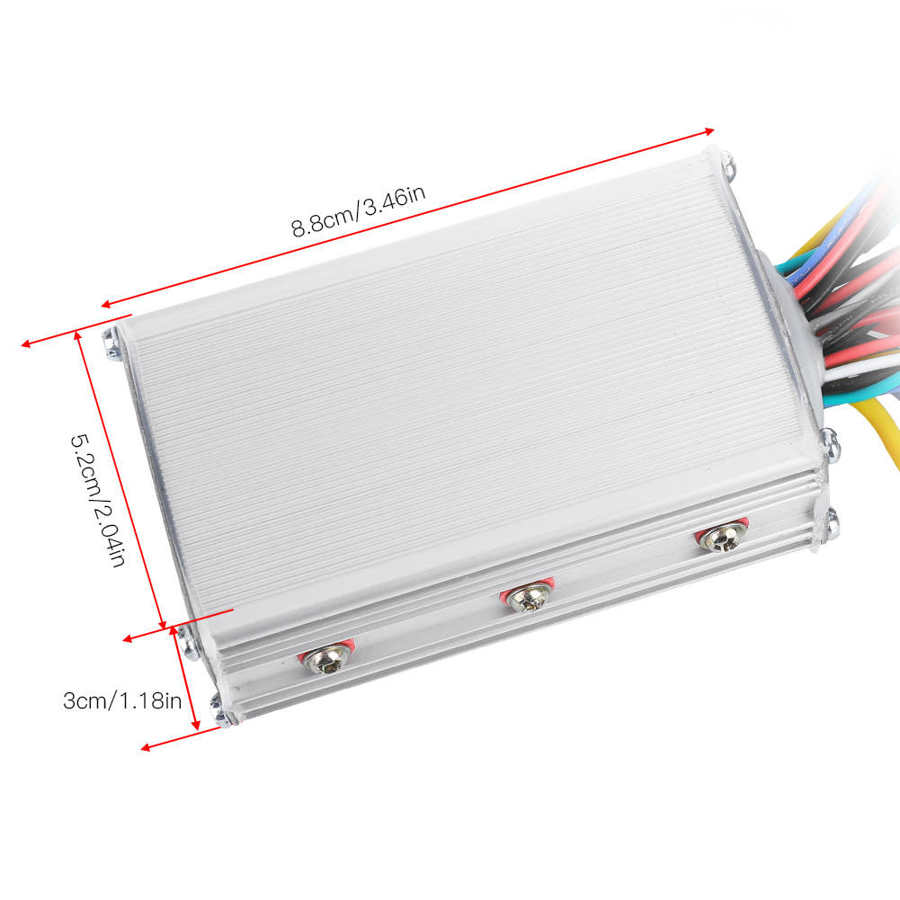 24V / 36V 350W variklio valdiklis su ekranu (3 fazių BLDC) - Image 4